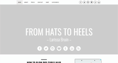 Desktop Screenshot of fromhatstoheels.com