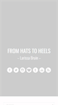 Mobile Screenshot of fromhatstoheels.com